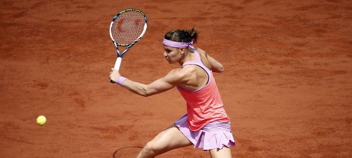 Tenistka Lucie Šafářová na French Open