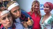 Lucie Šafářová a její parťačka z deblu Bethanie Matteková - Sandsová se už na Wimbledonu předvedli na večírku i na kurtu