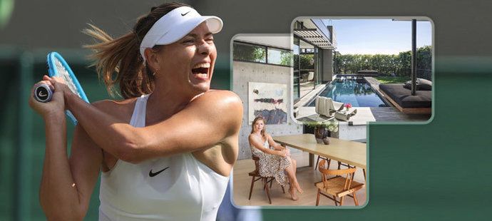 Maria Šarapovová ukázala svůj nový dům v Los Angeles