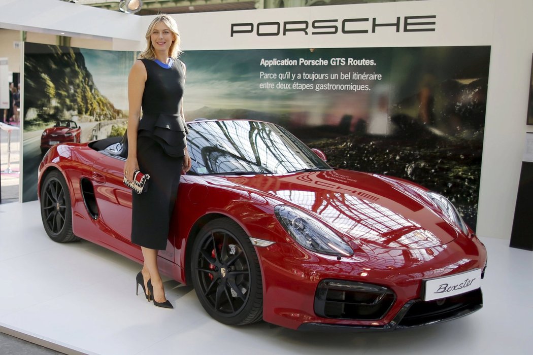 Automobilka Porsche přehodnotila spolupráci s Marií Šarapovovou