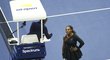 Serena Williamsová při finále US Open zaútočila na rozhodčího