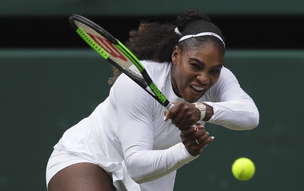 Serena Williamsová na letošním Wimbledonu