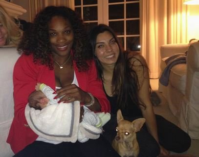 Serena Williams se pochlubila holčičkou