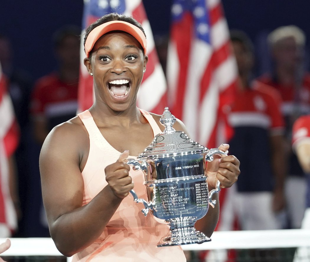 Chvíle štěstí v podání nové šampionky US Open Sloane Stephensové