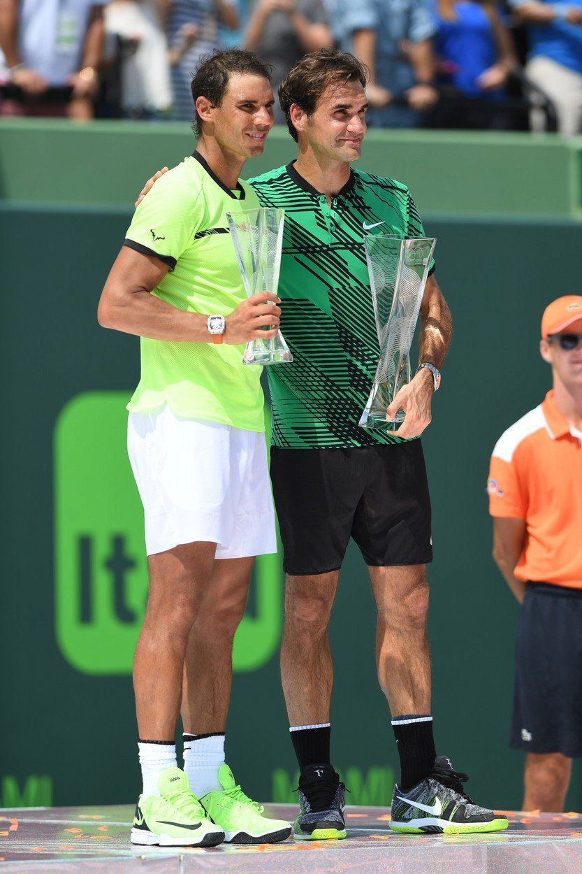 Rafael Nadal a Roger Federer