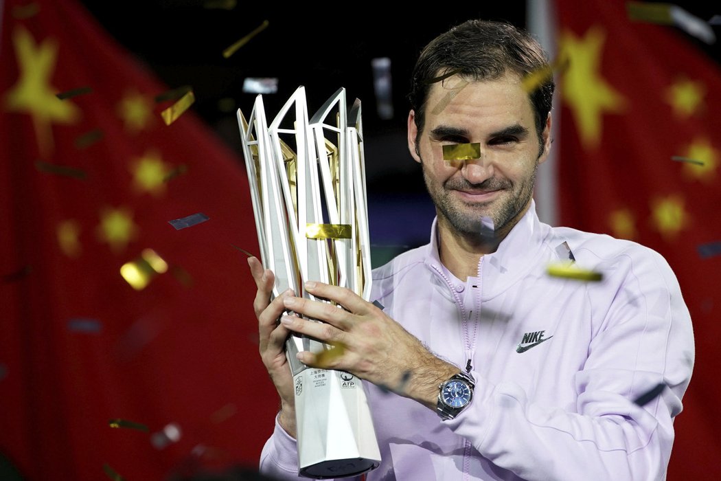 Roger Federer ovládl turnaj v Šanghaji