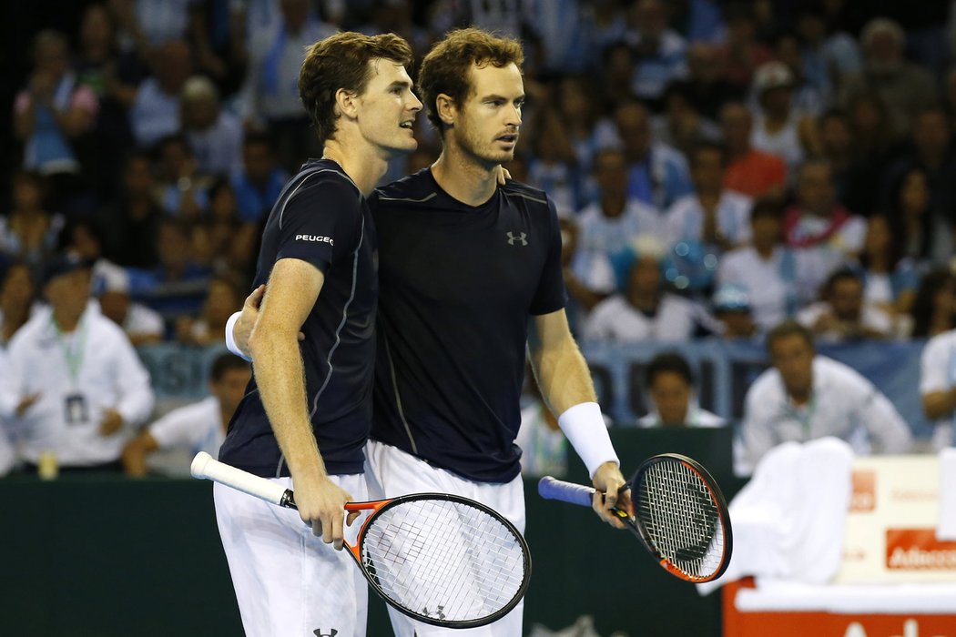 Jamie Murray a Andy Murray spolu  úspěšně bojovali i v Davisově poháru