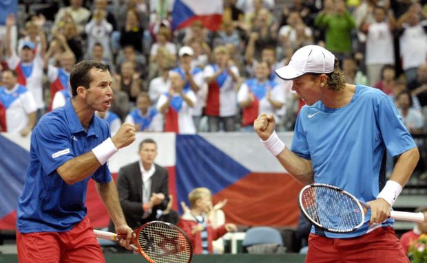 Štěpánek s Berdychem v roce 2007 udrželi pro český tým Světovou skupinu Davisova poháru Štěpánek s Berdychem v roce 2007 udrželi pro český tým Světovou skupinu Davisova poháru
