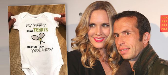 Radek Štěpánek a Nicole Vaidišová čekají narození prvního potomka