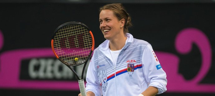 Barbora Strýcová se chystá na fedcupové finále proti USA