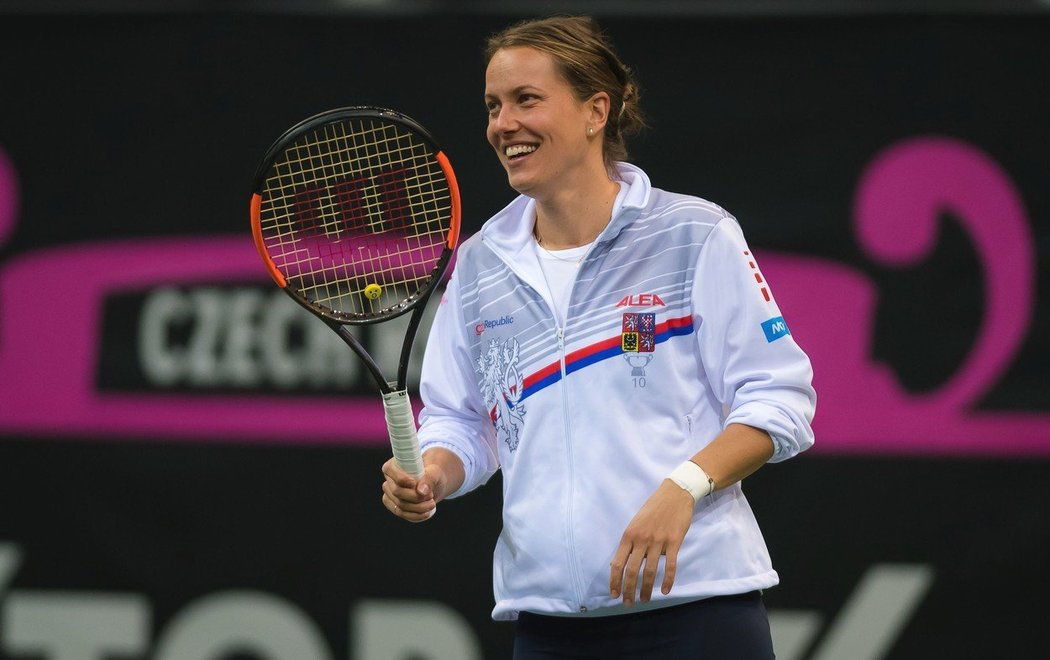 Barbora Strýcová se chystá na fedcupové finále proti USA