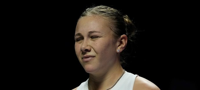 Amanda Anisimovová v akci.