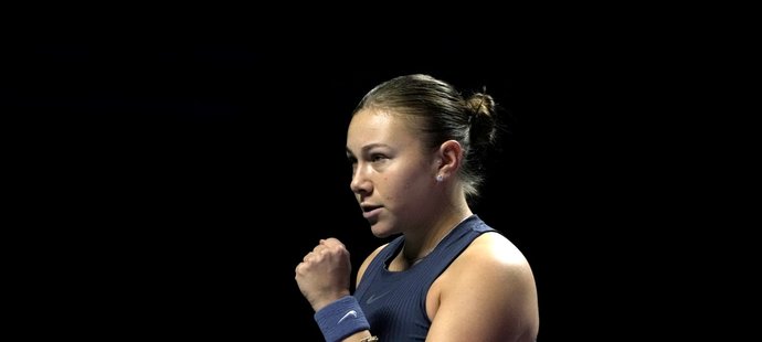 Amanda Anisimovová v akci.