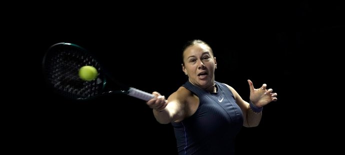 Amanda Anisimovová v akci.