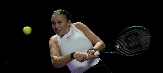 Amanda Anisimovová v akci.