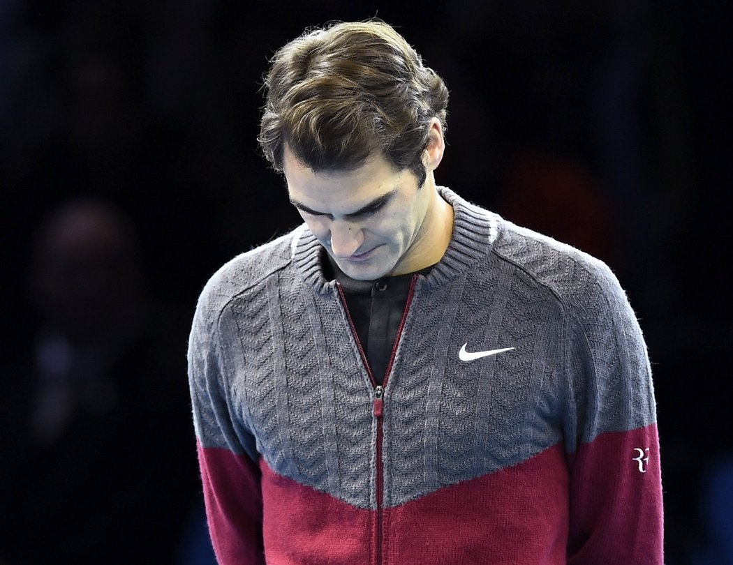 Finálový boj musel Roger Federer na Turnaji mistrů vzdát