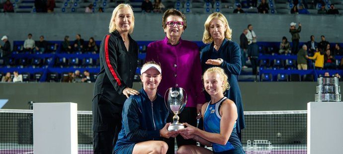 Vítězky Turnaje mistryň s tenisovými legendami Martinou Navrátilovou a Billie Jean Kingovou