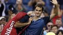 Děkuji, brzy na viděnou! Roger Federer hladce postoupil do osmifinále US Open
