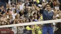 Roger Federer porazil ve třetím kole US Open francouzského soupeře Adriana Mannarina 6:3, 6:0 a 6:2