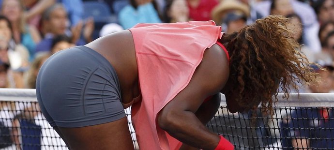 Serena Williams během vítězné jízdy na US Open