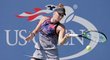 Markéta Vondroušová v boji o postup do druhého kola US Open