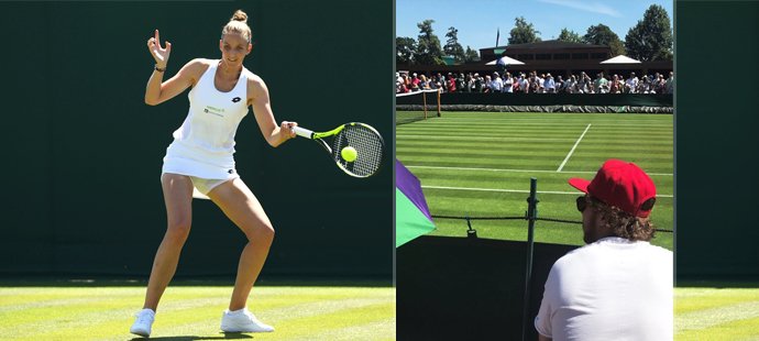 Hokejista David Pastrňák přijel na tenisový Wimbledon jako fyzioterapeut Kristýny Plíškové. Jenže ta vypadla už v 1. kole a od dostal padáka!