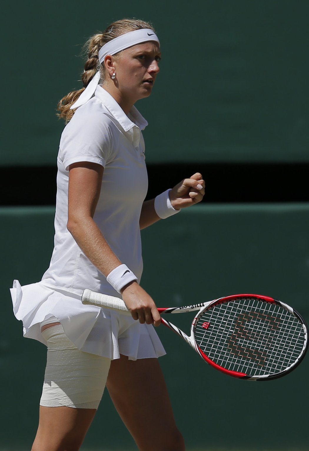 Petra Kvitová prodala v semifinále Wimbledonu svoje zkušenosti