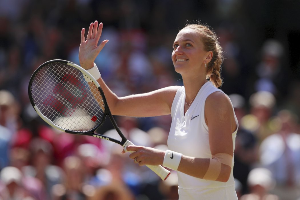 Petra Kvitová zvládla postoupit do 3. kola Wimbledonu