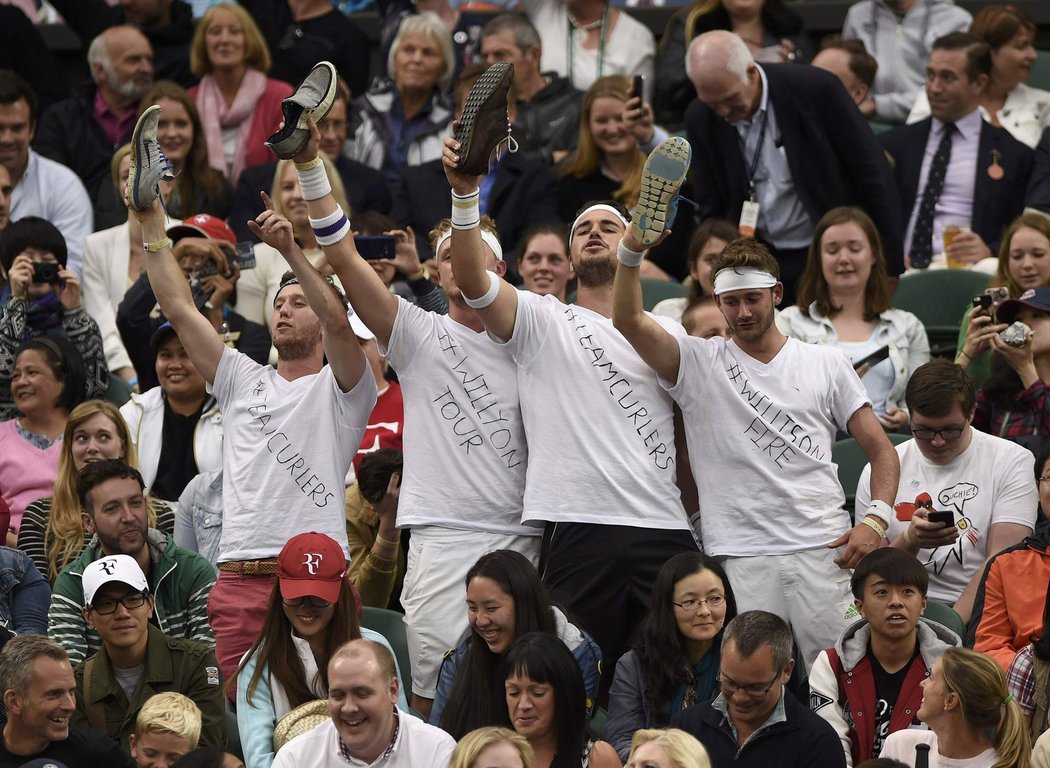 Marcus Willis měl v hledišti obrovskou podporu