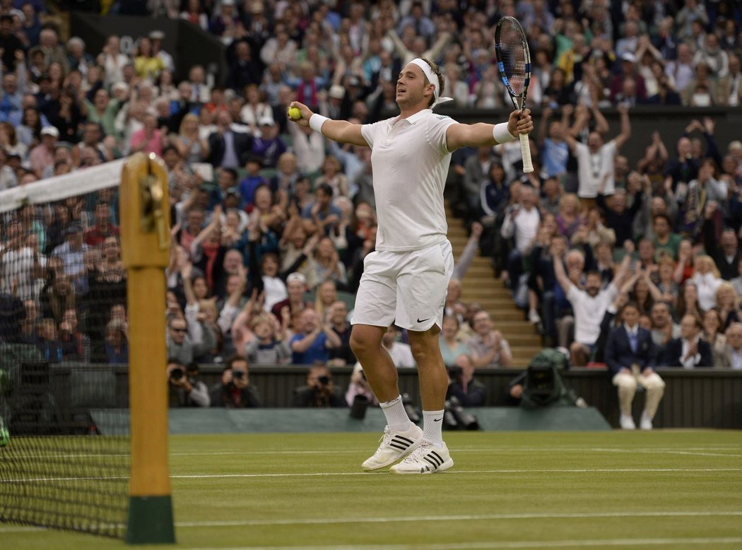 Marcus Willis se stal hrdinou Wimbledonu