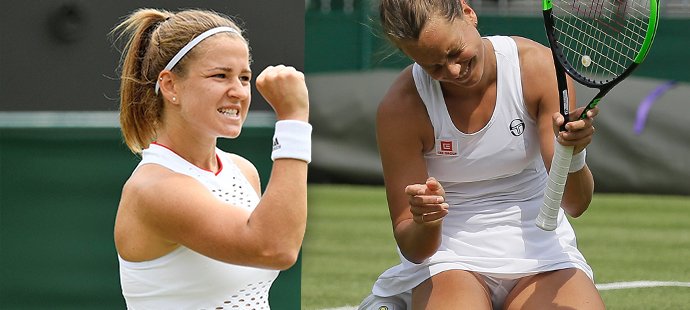 Do čtvrtfinále Wimbledonu postoupily z českých tenistek překvapivě Karolína Muchová a Barbora Strýcová