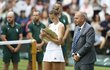 Karolína Plíšková jako poražená finalistka Wimbledonu