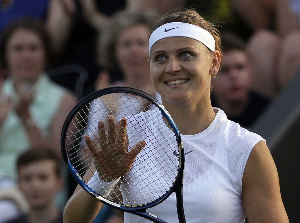 Lucie Šafářová předvedla v prvním kole Wimbledonu výborný výkon