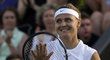 Lucie Šafářová předvedla v prvním kole Wimbledonu výborný výkon