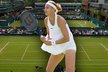 Lucie Šafářová ukázala na Wimbledonu nový model šatů