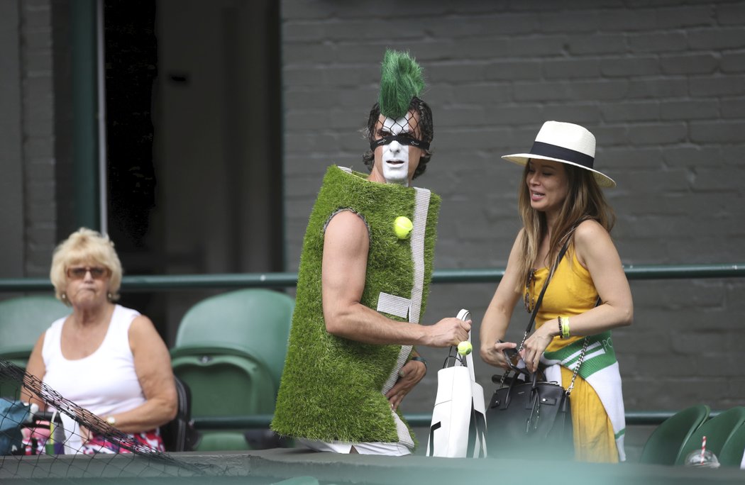 Nejextrovagantněji oblečený fanoušek na Wimbledonu