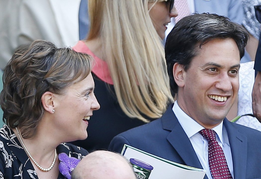 Do hlediště se posadil lídr labouristické strany Ed Miliband