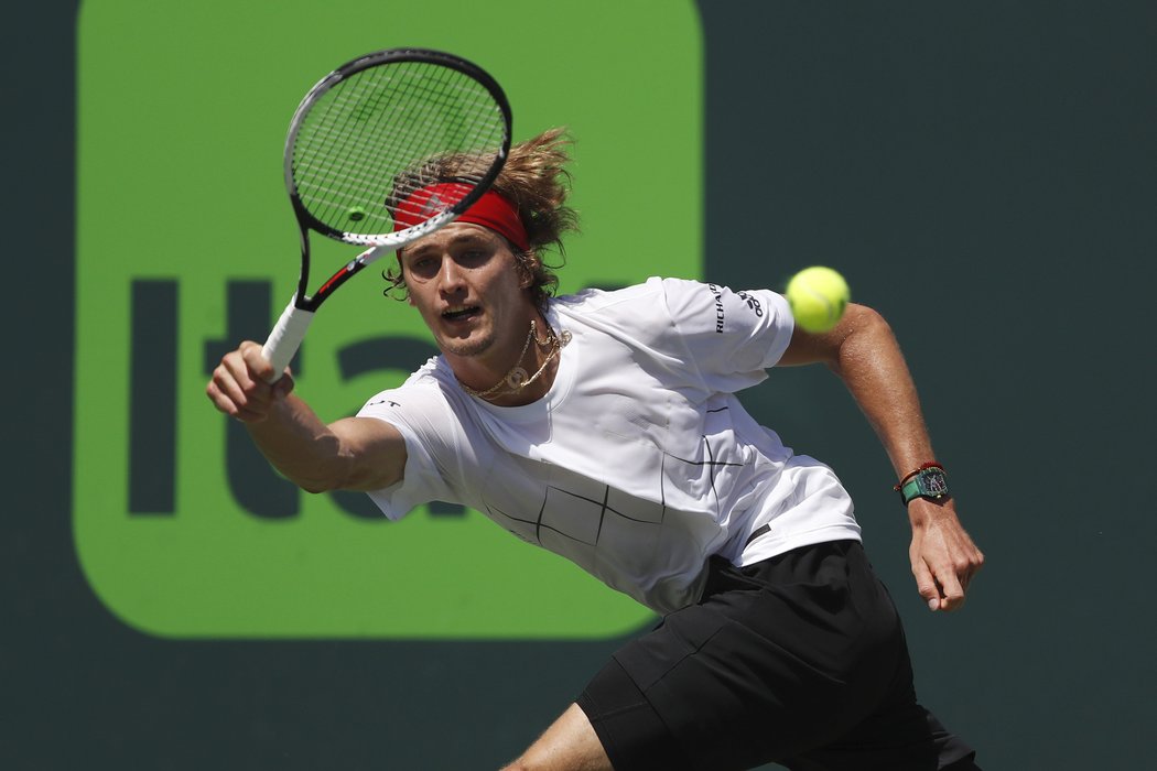 Alexander Zverev prohrál ve finále turnaje v Miami s Johnem Isnerem