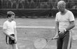 Štěpánka učil tenisu jeho otec.