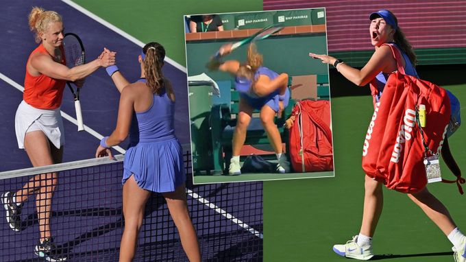 Siniaková dohnala Rusku (18) k šílenství. Rozmlácená raketa a vzkaz divákům: Na*erte si! Siniaková dohnala Rusku (18) k šílenství. Rozmlácená raketa a vzkaz divákům: Na*erte si!