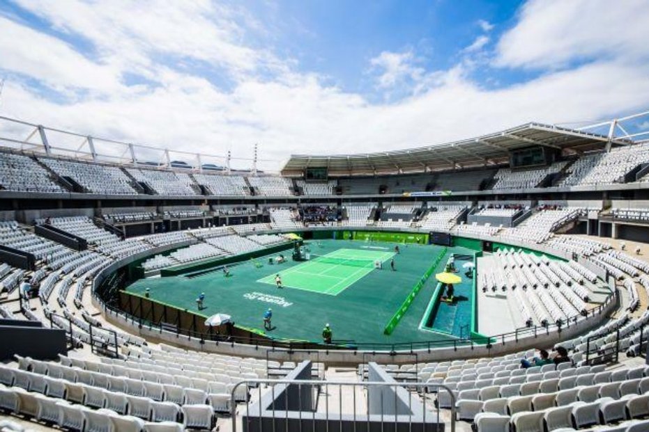 Tenisový stadio pro olympiádu v Riu