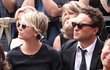 Ceremoniálu se zúčastnili Johnny Galecki a Kaley Cuoco