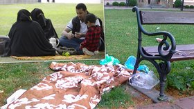 Lidi z Teplic štvou pikniky Arabů v centru města: Tuny odpadků nezastavily ani arabské nápisy