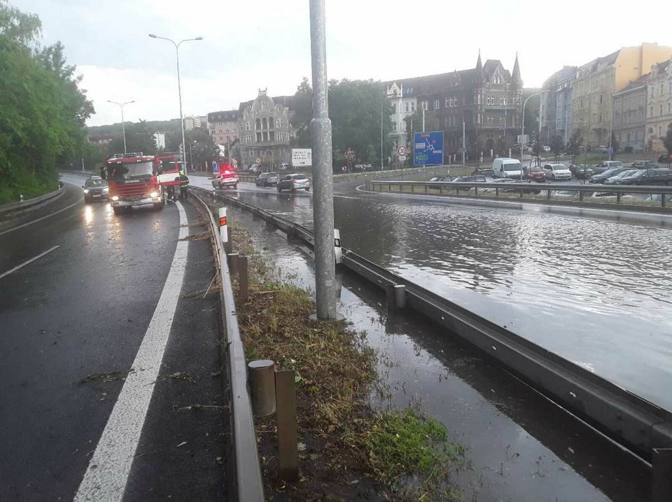 Následky bouřek na Teplicku (27.6.2022)