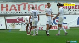 SESTŘIH: Teplice - Slovácko 0:2. Hosté jedou, výhru trefili Kohút a Kliment