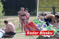 Česko sežehne až 37 °C, kvůli tropům hrozí požáry. Sledujte radar Blesku