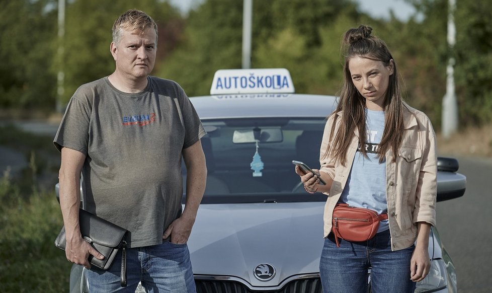 Tomáš Jeřábek s Anitou Gregorec v epizodě nazvané Zadek