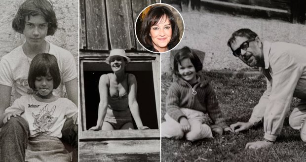 Tereza Brodská zveřejnila dojemné fotky ze svého dětství