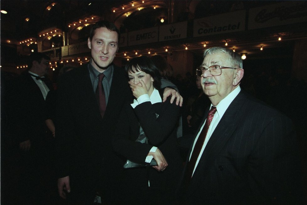 Tereza Brodská s manželem a otcem Vlastmilem Brodským.