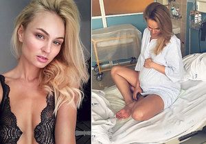 Těhotná Tereza Fajksová poslala vzkaz z porodnice.